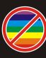 anti-gay round sticker