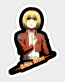 AOT 6 Anime Sticker