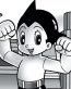 astro boy muscle sticker