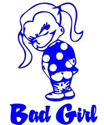 Bad Girl Moonin Decal