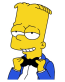 bart-simpson-BOW TIE Sticker