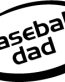 Baseball Dad Sticker 55