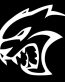 CHARGER SRT HELLCAT LOGO DIE CUT DECAL left