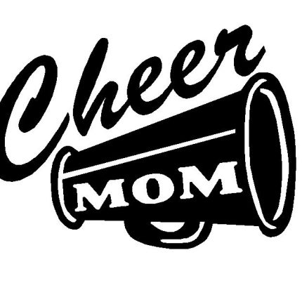 Cheer Megaphone Adhesive Vinyl Decal