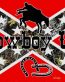 cowboy up camo rebel flag sticker