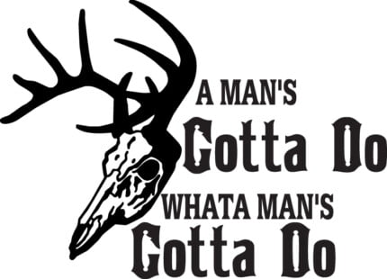 Deer Hunting Decal Sticker 48