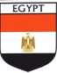 Egypt Flag Crest Decal Sticker