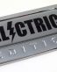 electric special edition adhesive chrome emblem