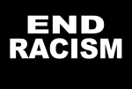 END RACISM DIE CUT DECAL