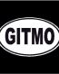 Gitmo Oval Decal
