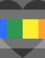 gray homoromantic pride flag