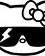 Hello K Shades Sticker 2