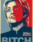 Hillary Bitch Sticker