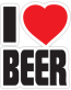 I LOVE Beer Sticker 2