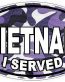 I Served Vietnam FILLS Camo Purple
