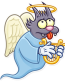 itchy and scratchy funny cartoon sticker 10