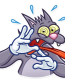 itchy and scratchy funny cartoon sticker 4