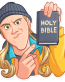 jay and silent bob funny cartoon wall sticker 22