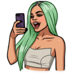 kardashian family_celebrity sticker 14