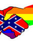 LGBT handshake sticker 2
