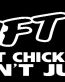lift it fat chicks cant jump decal