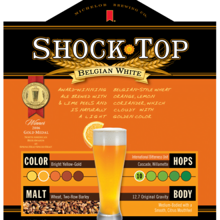 Michelob Shock Top End Panel Decal