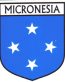 Micronesia Flag Crest Decal Sticker