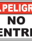 No Admittance Signs and Labels 4