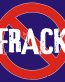 No Fracking ROUND Sticker