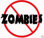 No Zombies Allowed Vinyl Decal Zombie Hunter Zombieland