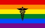 Pride Flag Medical Sticker