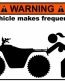 Quad Funny Warning Sticker 4