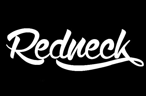 redneck script die cut decal 3