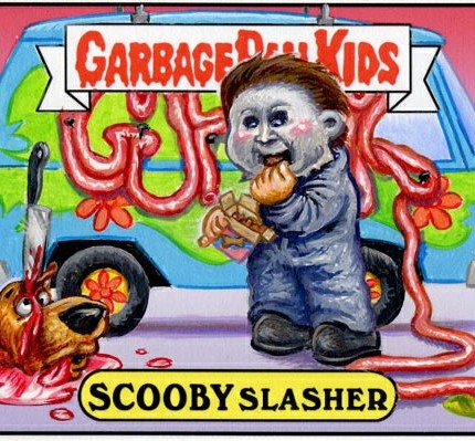 SCOOBY Slasher Gross Sticker Funny Name Decal