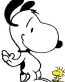 SNOOPY and Woodstock Peanuts Gang Sticker 03