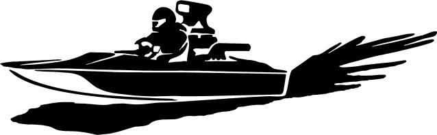 Speed Boat Decal