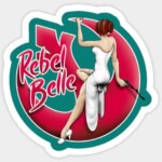 STAR WARS PRINCESS LEAH REBEL BELLE STICKER