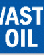 Waste Oil Chemical Hazard Sign 1