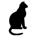 Black Cat vinyl decal