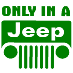 Only in a Jeep decal