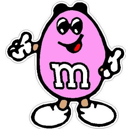 M&M PEANUT PINK