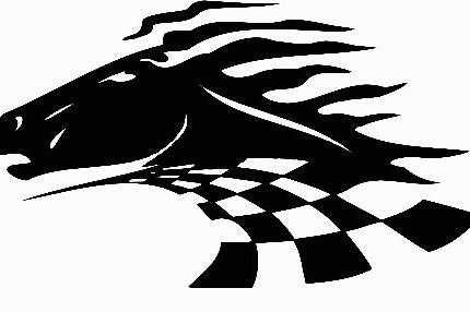 a vinyl horse car or wall decal 05