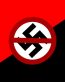 anarchist anti racist flag sticker