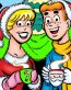 Archie-Jughead-Christmas sticker