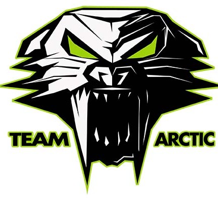 Artic Cat Team funny color auto sticker