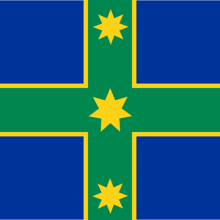 AUSTRALIA REBEL EUREKA FLAG GREEN GOLD