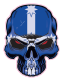 AUSTRSALIA AUSSIE REBEL EURIKA SKULL STICKER 2