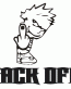 Back Off Car Decal 01