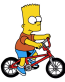 bart-simpson-BIKE Sticker