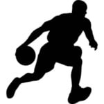 Basketball Die Cut Decal2